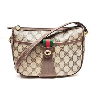 Gucci Brown and Green Crossbody Bag